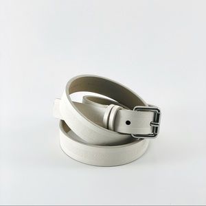 NWOT Banana Republic Cream White Synthetic XS Belt